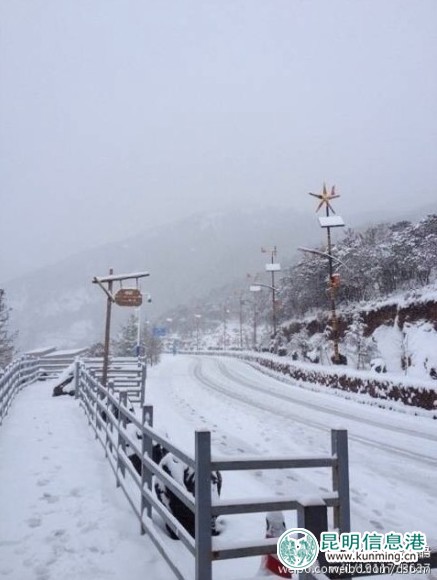 云南迎25年首场降雪，瑞雪兆丰年，银装素裹展现别样风情