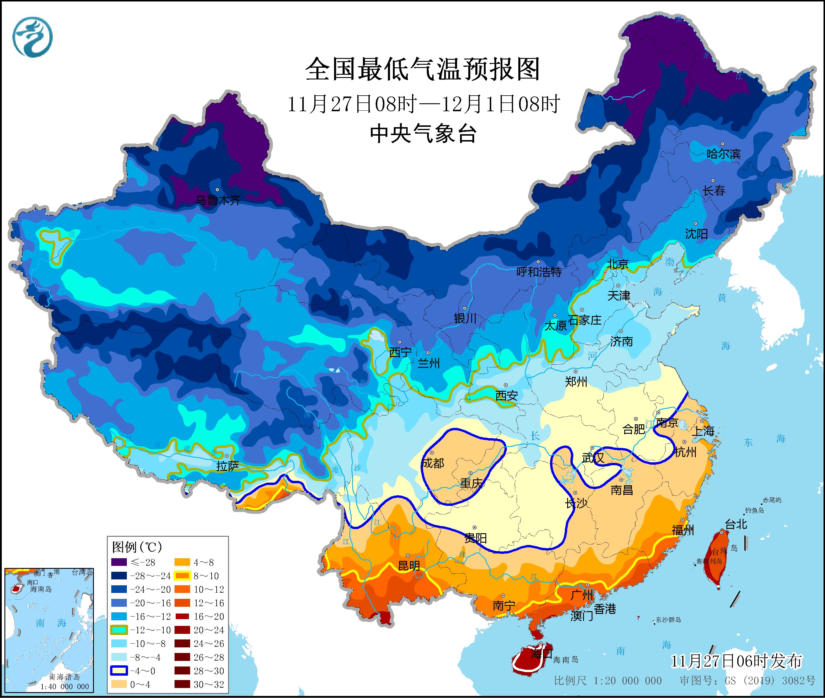 寒潮来袭，全国大部地区将面临降温挑战